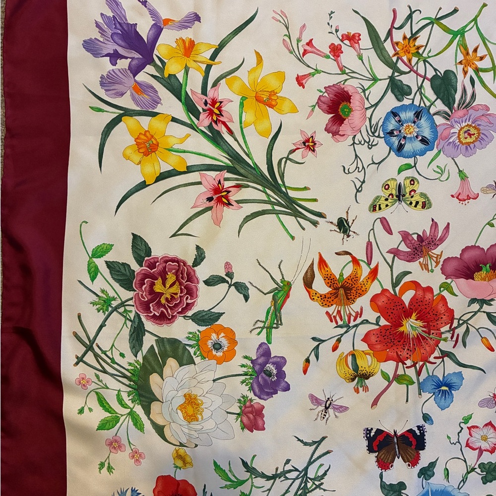 Gucci Vittorio Accornero Silk Scarf - Picture 4 of 13
